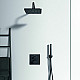 Купить Смеситель для душа Ideal Standard Ceratherm T100 A7522XG с термостатом Silk Black в магазине сантехники Santeh-Crystal.ru