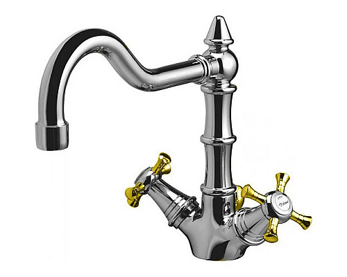 Заказать Смеситель для раковины Ideal Standard Reflection B9654LS Хром Золото в магазине сантехники Santeh-Crystal.ru