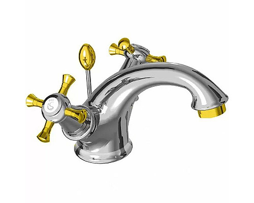 Заказать Смеситель для раковины Ideal Standard Reflection B9653LS Хром Золото в магазине сантехники Santeh-Crystal.ru