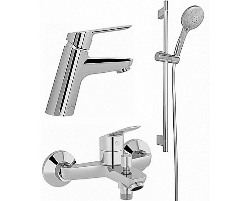 Заказать Комплект смесителей Jacob Delafon Lucien E20850RU-CP Хром в магазине сантехники Santeh-Crystal.ru
