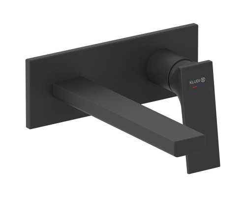 Смеситель для раковины Kludi Decus 542443975 Черный матовый