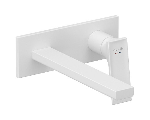 Смеситель для раковины Kludi Decus 542455375 Белый матовый