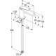 Смеситель для раковины Kludi Decus 54290N075 Золото брашированное