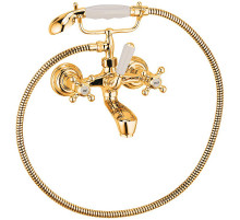 Смеситель для ванны Kludi Adlon 514414520 Золото 23 карат