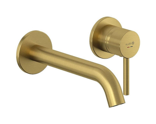 Смеситель для раковины Kludi Bozz 38245N076S Золото брашированное