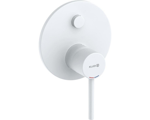 Смеситель для душа Kludi Bozz 387595376 Белый матовый