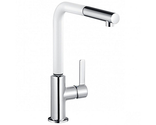 Заказать Смеситель для кухни Kludi L-Ine 408519375 Белый Хром в магазине сантехники Santeh-Crystal.ru