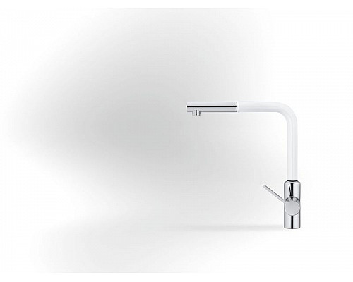 Заказать Смеситель для кухни Kludi L-Ine 408519375 Белый Хром в магазине сантехники Santeh-Crystal.ru