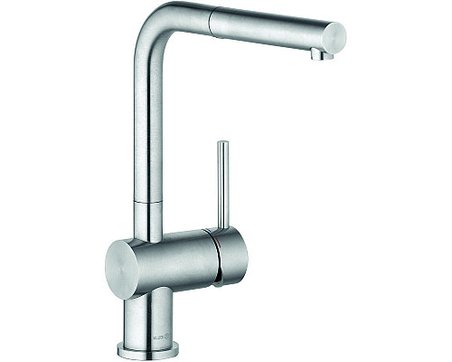 Приобрести Смеситель для кухни Kludi L Steel 45851F877 Сталь в магазине сантехники Santeh-Crystal.ru