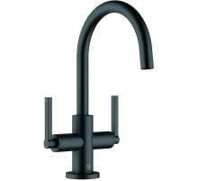 Смеситель для раковины Kludi Nova Fonte Puristic 201183915 Черный матовый