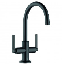 Смеситель для раковины Kludi Nova Fonte Puristic 201183915 Черный матовый