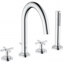 Смеситель на борт ванны Kludi Nova Fonte Classic 204250520 Хром