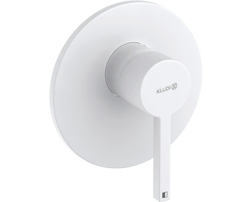 Смеситель для душа Kludi Nova Fonte Puristic 207555315 Белый матовый