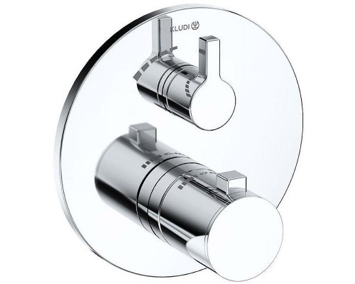 Смеситель для душа Kludi Nova Fonte Puristic 208850515 с термостатом Хром