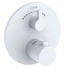 Смеситель для душа Kludi Nova Fonte Puristic 208105315 с термостатом Белый матовый