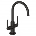 Смеситель для раковины Kludi Nova Fonte Puristic 20118N215 цвет Оружейная сталь брашированная