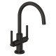 Смеситель для раковины Kludi Nova Fonte Puristic 20118N215 цвет Оружейная сталь брашированная