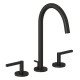 Смеситель для раковины Kludi Nova Fonte Puristic 20143N215 цвет Оружейная сталь брашированная