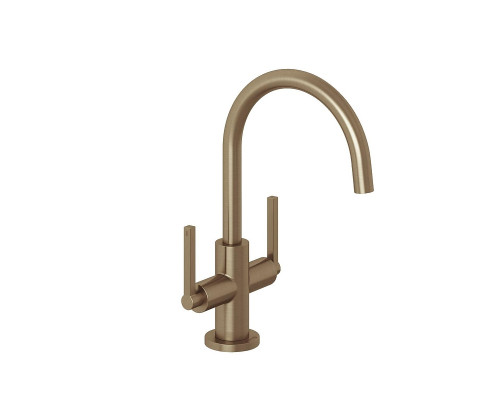 Смеситель для раковины Kludi Nova Fonte Puristic 20118N115 цвет Бронза брашированная