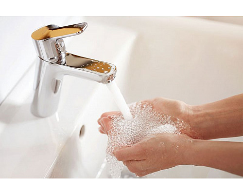 Купить Смеситель для раковины Kludi Pure Easy XL 372920565 Хром в магазине сантехники Santeh-Crystal.ru