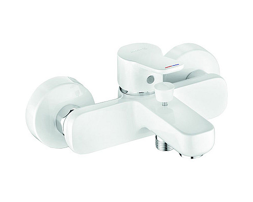 Заказать Смеситель для ванны Kludi Pure Easy 376819165 Белый Хром в магазине сантехники Santeh-Crystal.ru