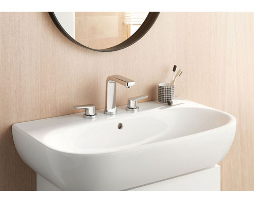 Приобрести Смеситель для раковины Kludi Pure Solid 343940575 Хром в магазине сантехники Santeh-Crystal.ru