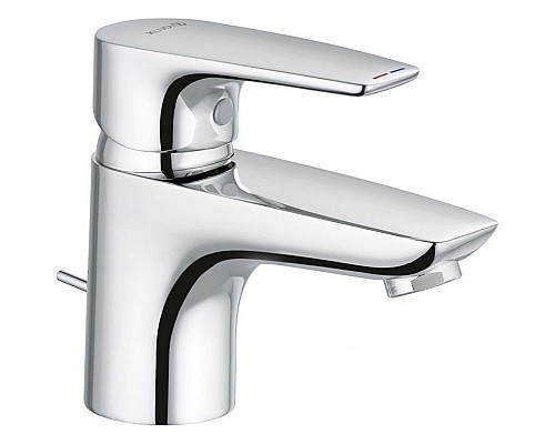 Заказать Смеситель для раковины Kludi Pure Solid 343850575 Хром в магазине сантехники Santeh-Crystal.ru