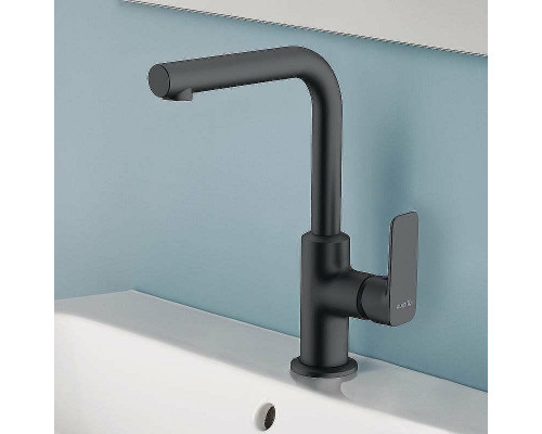 Смеситель для раковины Kludi Pure Style 400243975 Черный матовый