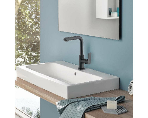 Смеситель для раковины Kludi Pure Style 400243975 Черный матовый