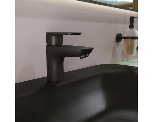 Смеситель для раковины Kludi Pure Style 400283975 Черный матовый