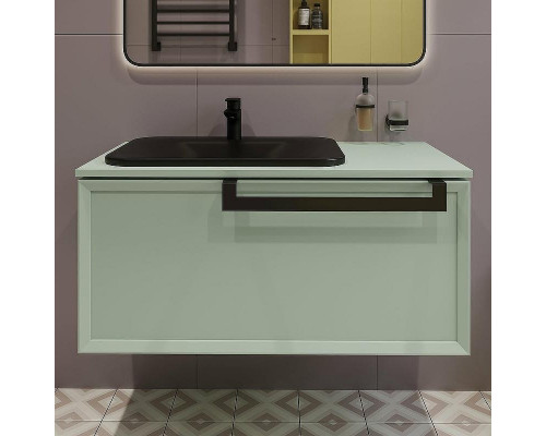 Смеситель для раковины Kludi Pure Style 400283975 Черный матовый