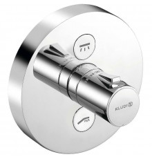 Смеситель для душа Kludi Push 389120538 с термостатом Хром