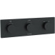 Смеситель для душа Kludi PushTronic 3830039-00 с термостатом Черный матовый