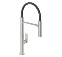 Смеситель для кухни Kludi Qord 56859N575 цвет Никель брашированный