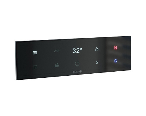 Смеситель для душа Kludi TouchTronic 38310G1-00 с термостатом Черный