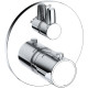 Смеситель для душа Kludi Zenta SL 388850545 с термостатом Хром