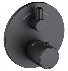Смеситель для душа Kludi Zenta SL 388103945 с термостатом Черный матовый