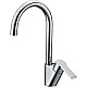 Купить Смеситель для кухни Koller Pool Kvadro Arc KA0500 Хром в магазине сантехники Santeh-Crystal.ru