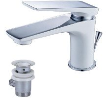 Смеситель для раковины Lemark Allegro LM5906CW Хром Белый