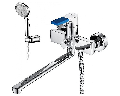 Купить Смеситель для ванны Lemark Aura LM0651C универсальный Хром в магазине сантехники Santeh-Crystal.ru