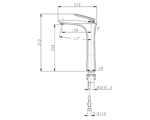 Приобрести Смеситель для раковины Lemark Bellario LM6809C Хром в магазине сантехники Santeh-Crystal.ru