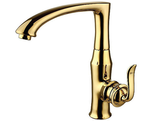 Приобрести Смеситель для кухни Lemark Brava LM4705G Золото в магазине сантехники Santeh-Crystal.ru