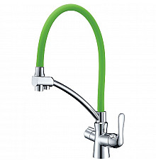 Смеситель для кухни Lemark Comfort LM3070C-Green Зеленый Хром