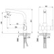 Купить Смеситель для кухни Lemark Comfort LM3061PAN Антрацит в магазине сантехники Santeh-Crystal.ru