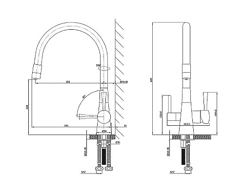 Купить Смеситель для кухни Lemark Comfort LM3075BN-White Хром Белый в магазине сантехники Santeh-Crystal.ru