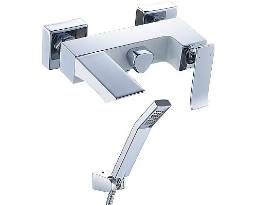Приобрести Смеситель для ванны Lemark Contest LM5814CW Хром Белый в магазине сантехники Santeh-Crystal.ru