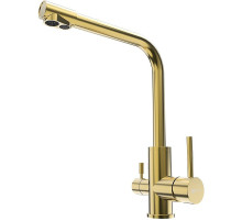 Смеситель для кухни Lemark Expert LM5061G Золото