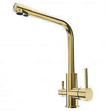 Смеситель для кухни Lemark Expert LM5061G Золото