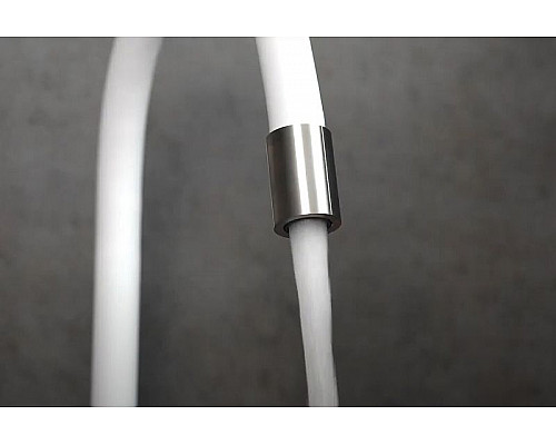 Приобрести Смеситель для кухни Lemark Expert LM5083S-White Хром Белый в магазине сантехники Santeh-Crystal.ru