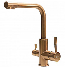 Смеситель для кухни Lemark Expert LM5061RGN Розовое золото